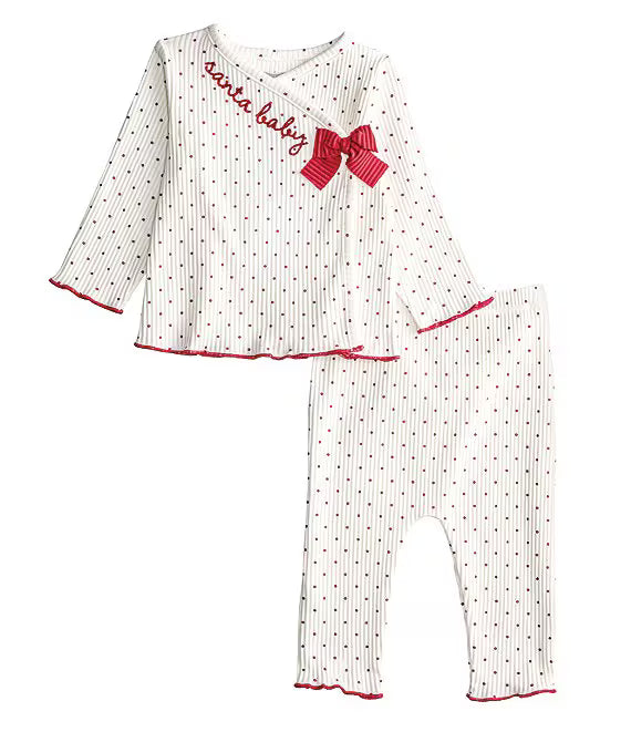 Baby GIrl Santa Baby Two-Piece Set