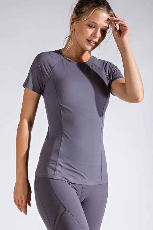 ATHLETIC SHORT SLEEVE TOP - The Season Boutique