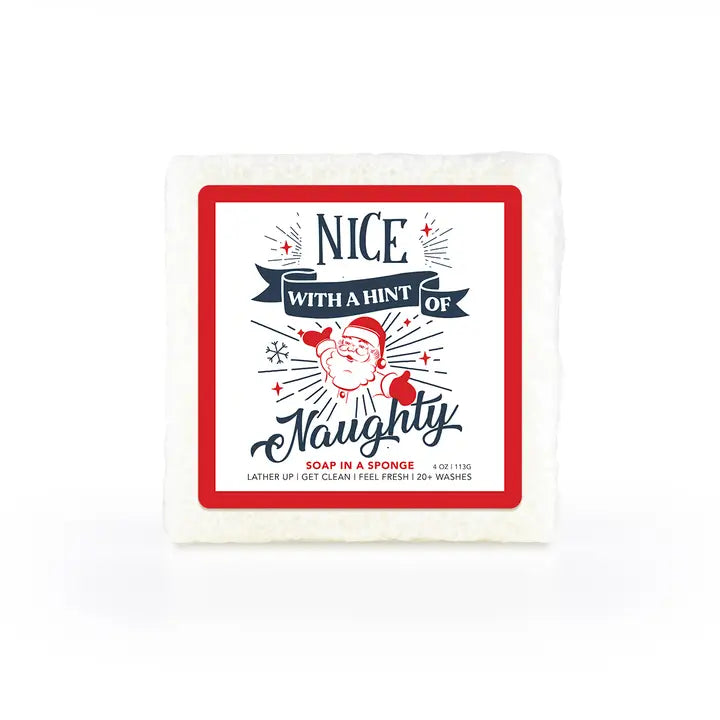 Soap in a Sponge Holiday Collection