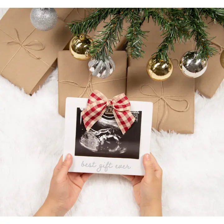 Best Gift Ever Sonogram Holiday Picture Frame