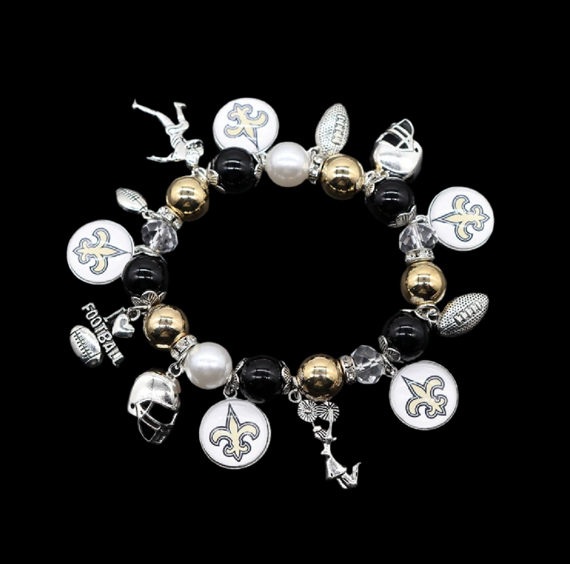 Saints Charm Bracelet
