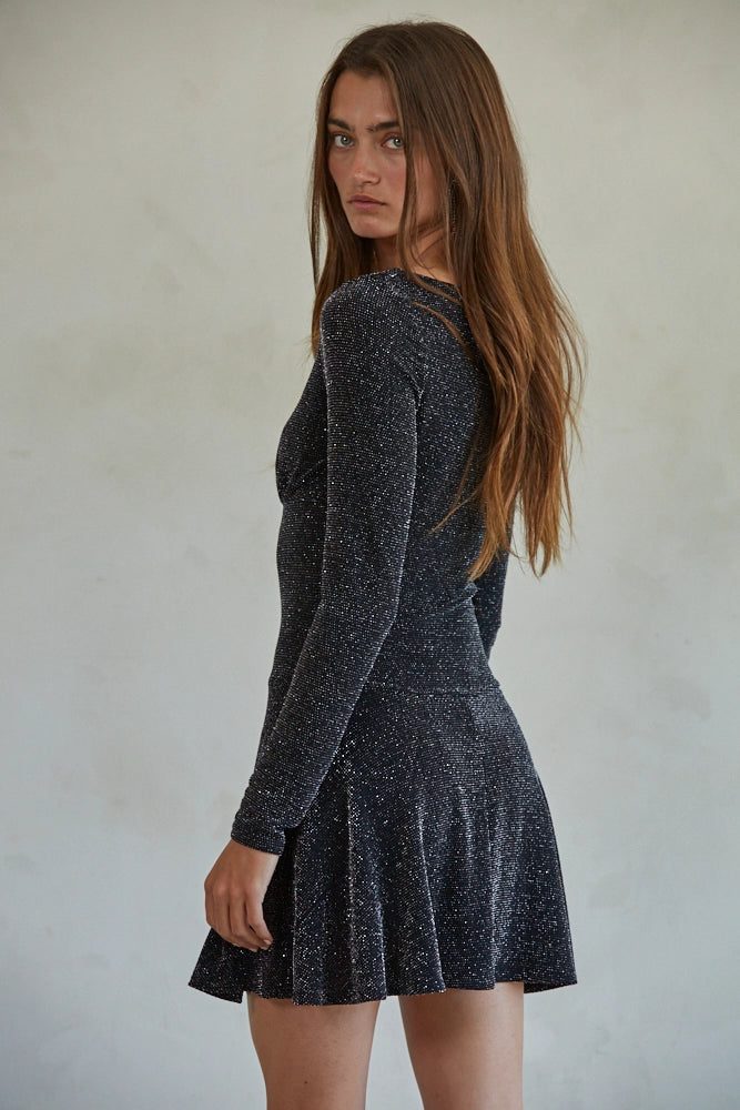 Shimmer Mini Dress S Shimmer Mini Dress S