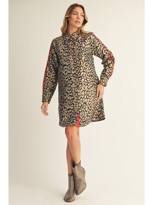 Leopard Shirtdress