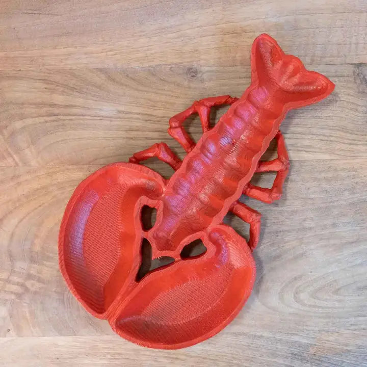 Crawfish Wooden Tray Red