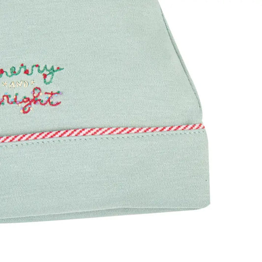 Merry and Bright Embroidered Hat