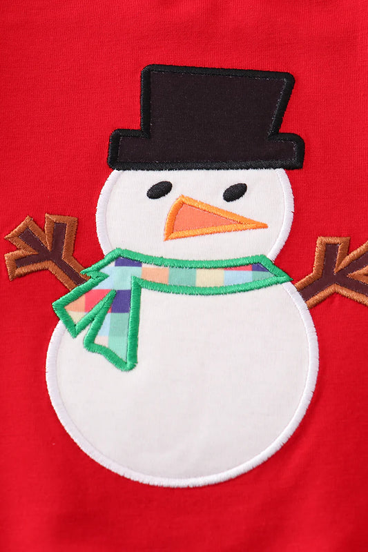 Red Snowman T-Shirt