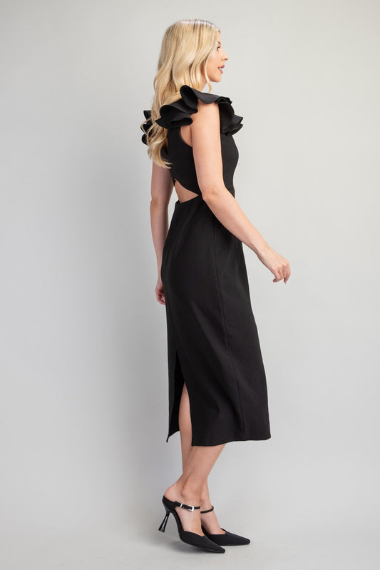 Black Midi Dress