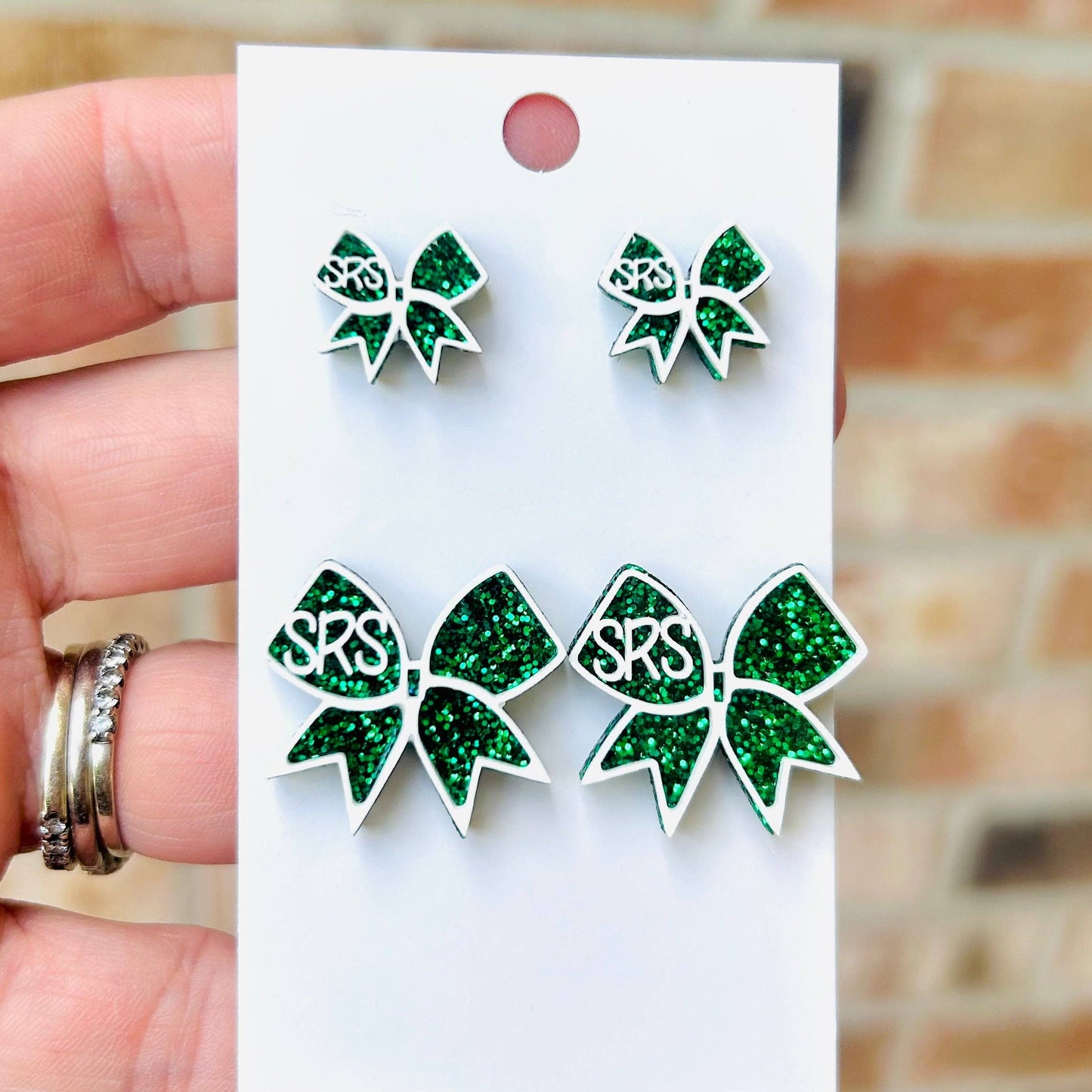 St Rita Trotters Bow Earrings