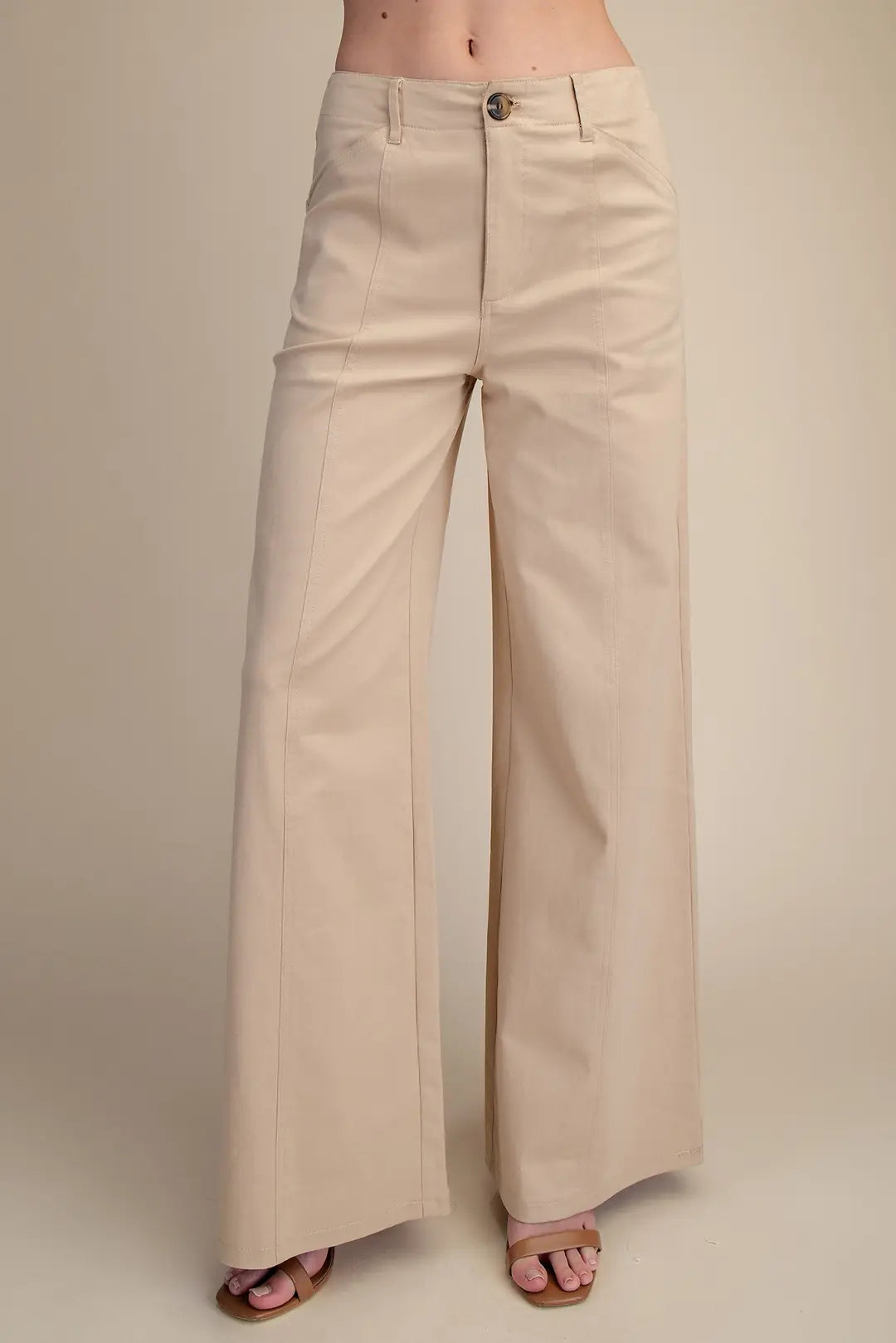 High Rise Wide Leg Pants