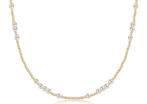 15" Choker Hope Unwritten - Pearl
