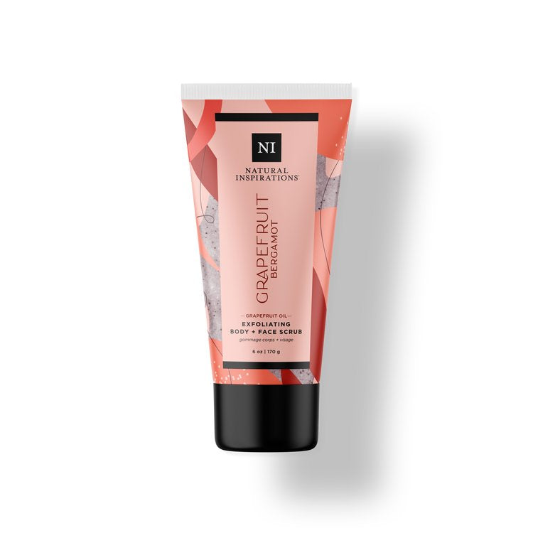 Grapefruit Bergamot Face + Body Scrub