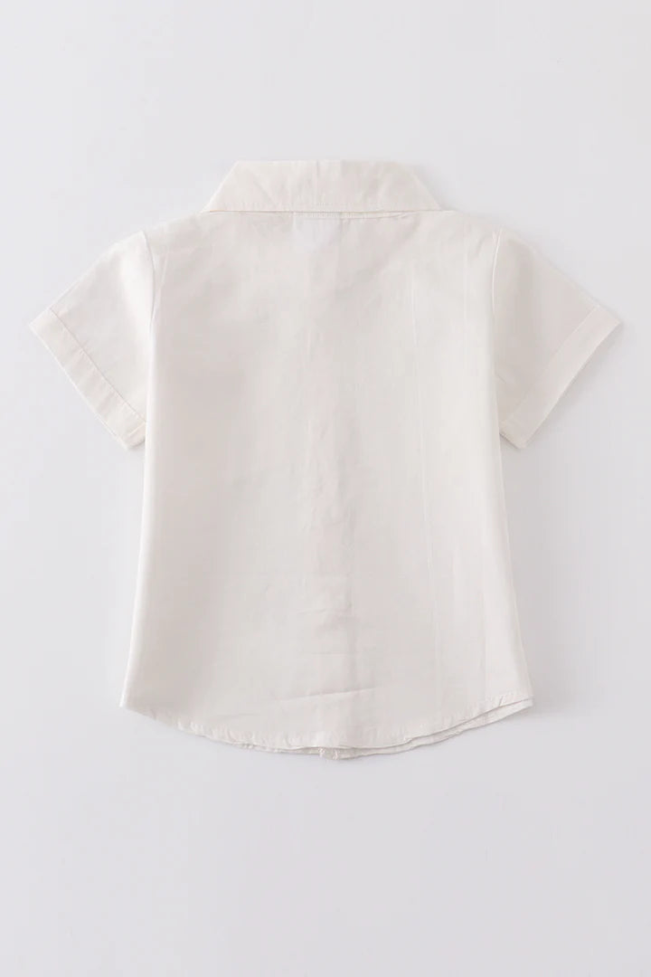 White Button-Down Shirt