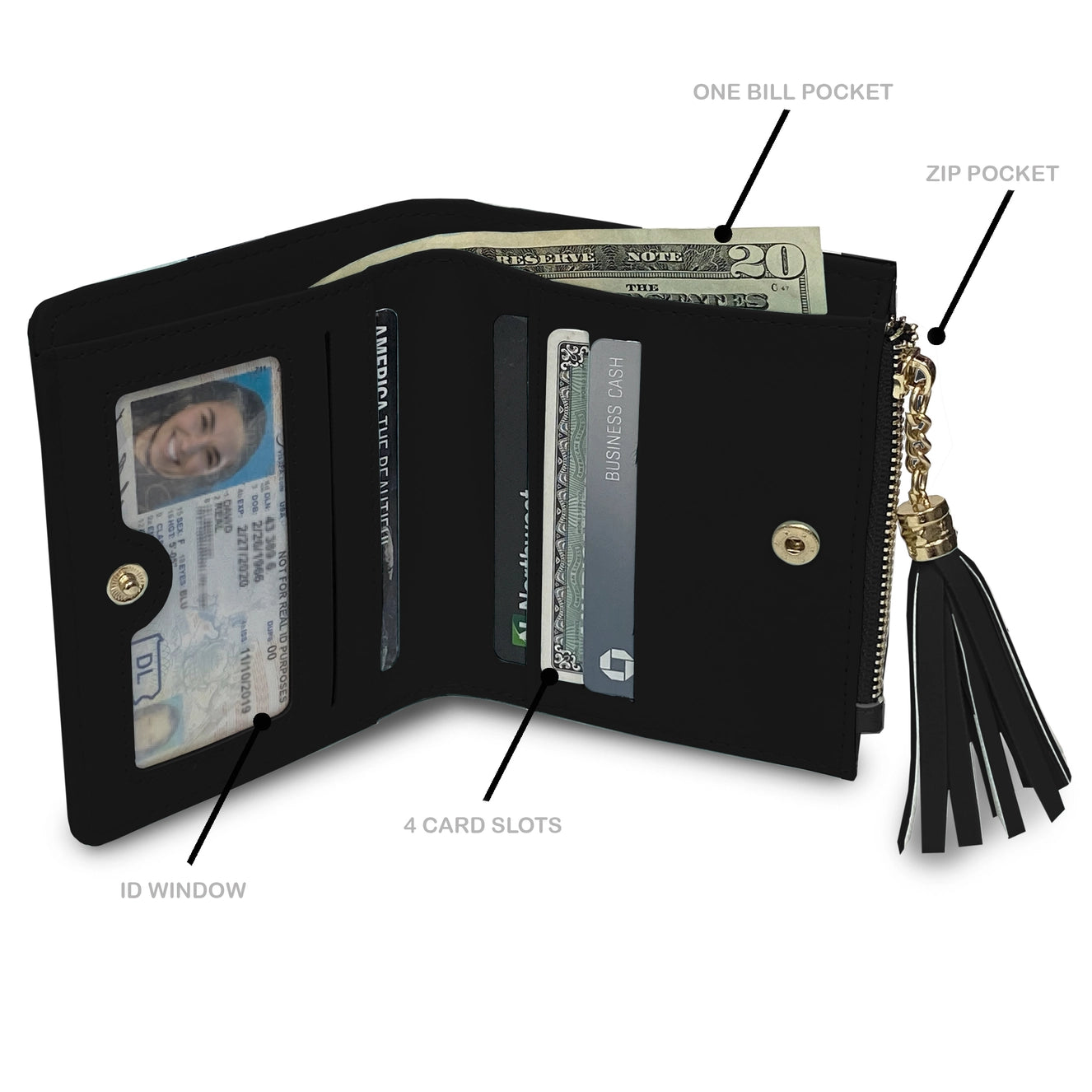 NFL New Orleans Saints Mini Organizer Wallet