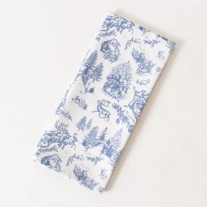 Frosted Blue Pine Tea Towel Set