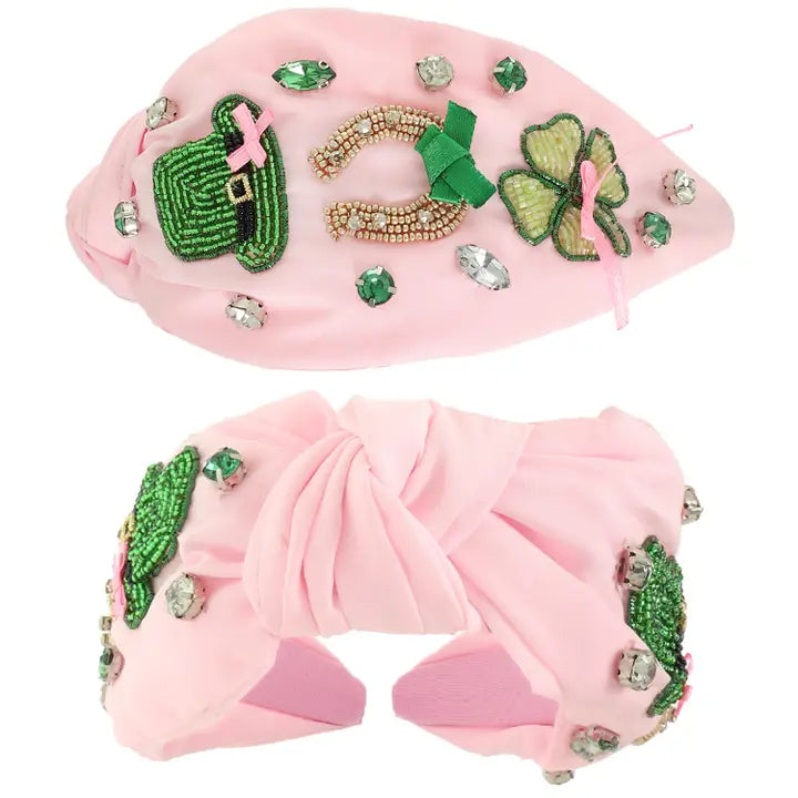St.Patrick's Theme Top Knotted Headband - The Season Boutique