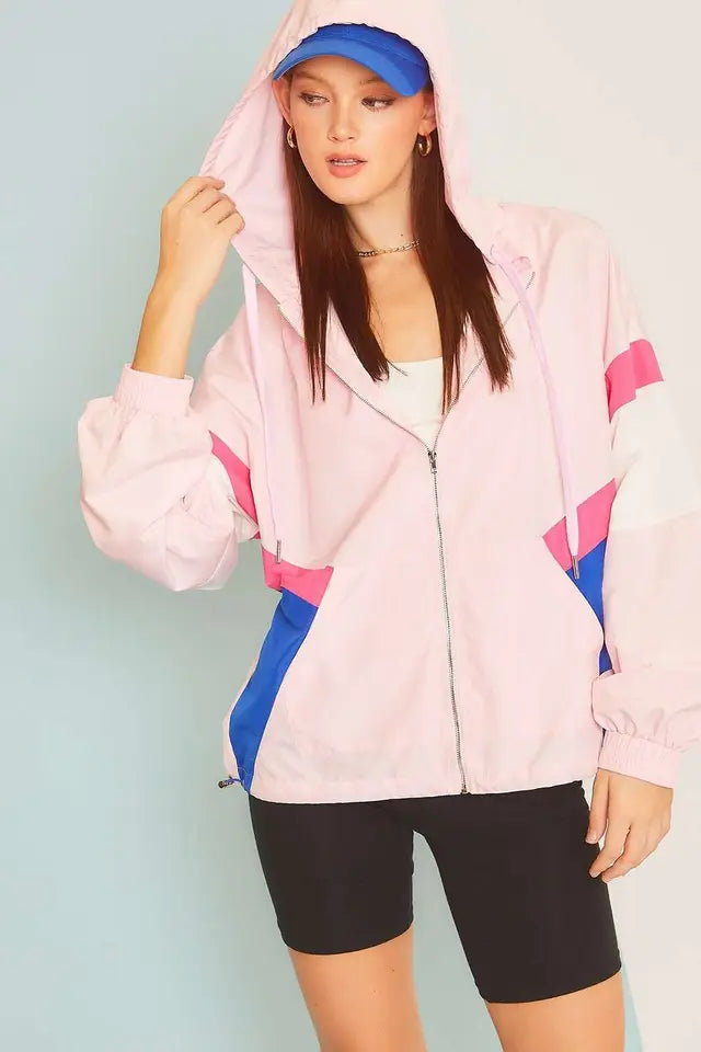 Color Block Windbreaker