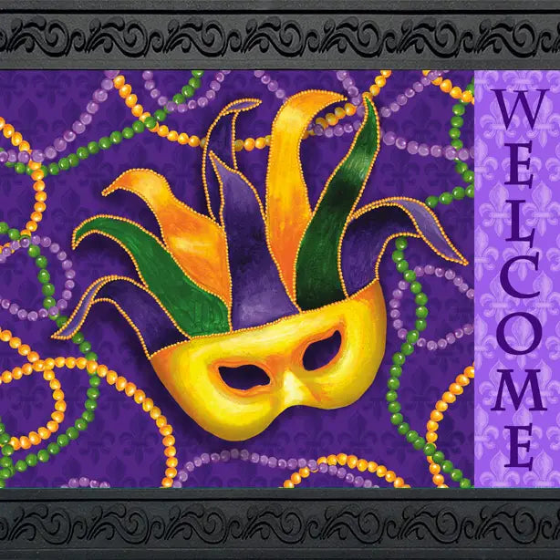 Mardi Gras Doormat