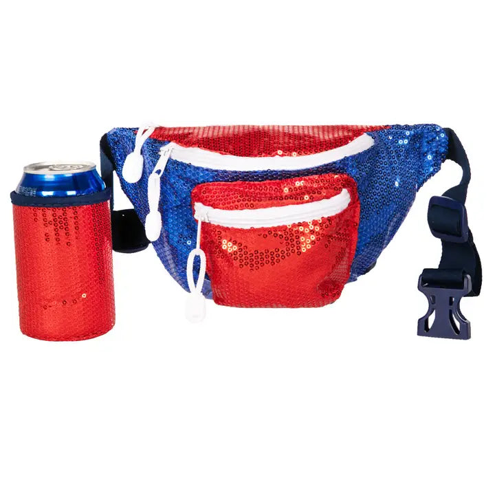 Rockets Red Glam USA Fanny Pack - The Season Boutique