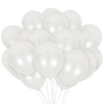 12" Latex Balloons with Helium