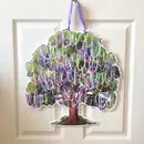 Mardi Gras Bead Tree Door Hanger- New Orleans Carnival Krewe