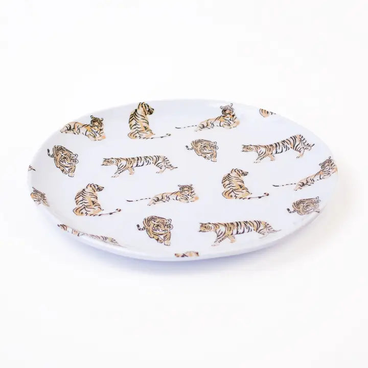 Tiger Love Melamine Plate