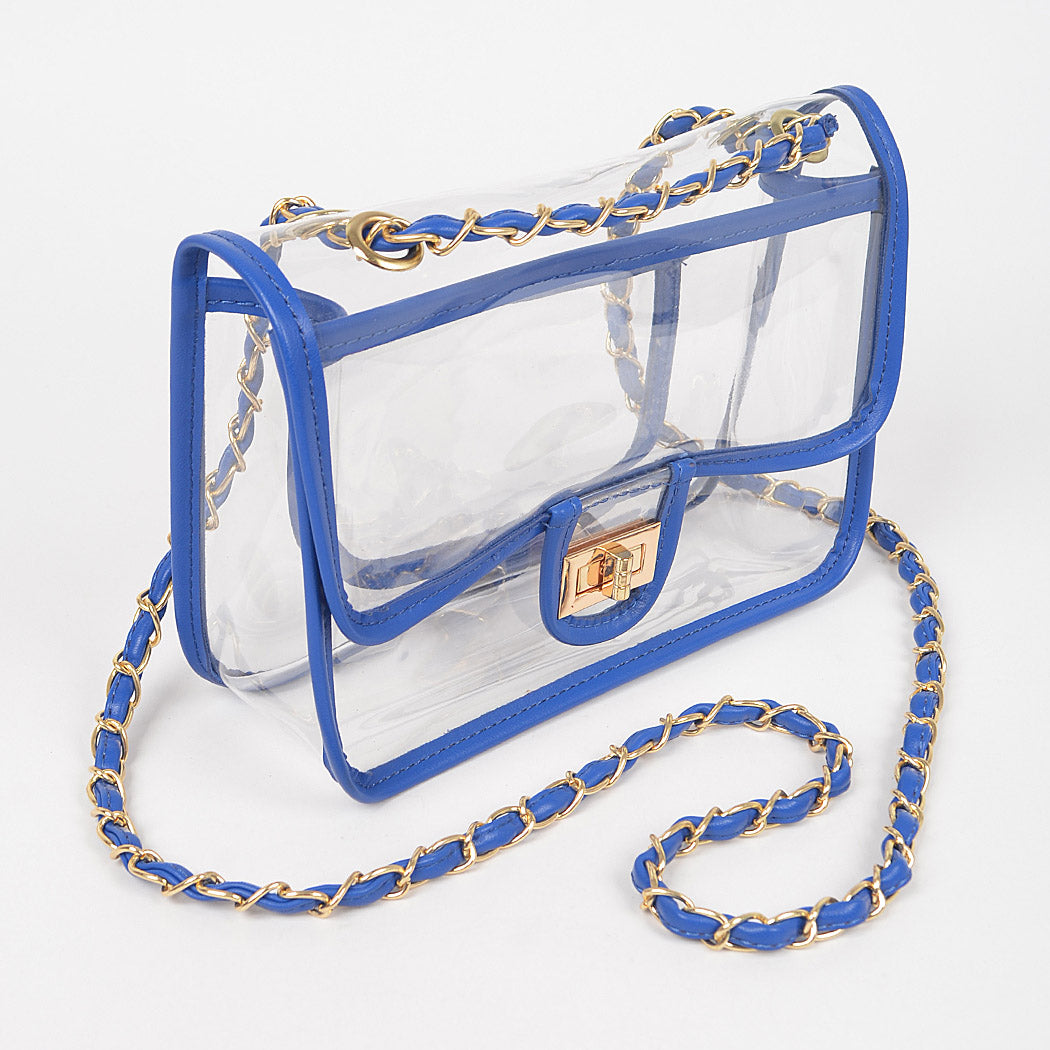 Transparent Crossbody Bag w/ Pouch