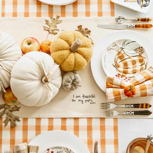 Cream Pumpkin Sitter - Small