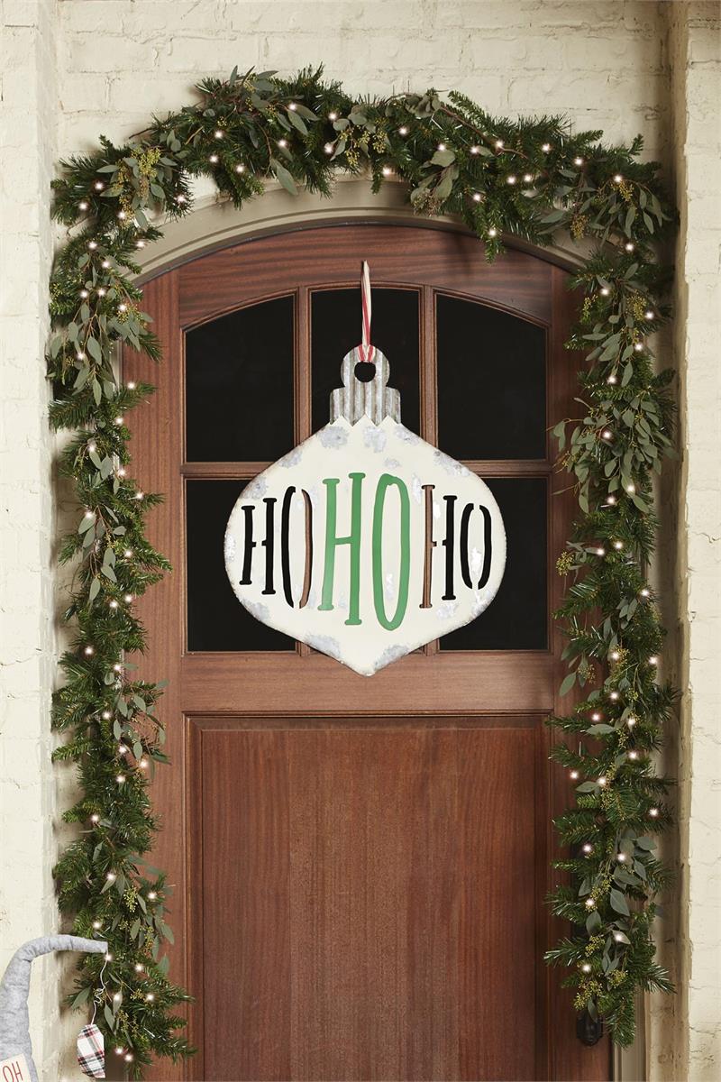 Christmas Tin Door Hanger - The Season Boutique