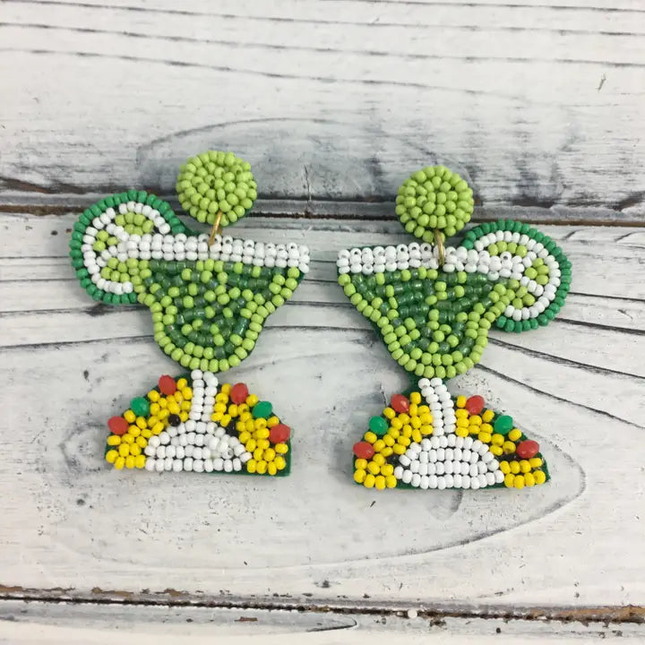 Beaded Margarita Earrings
