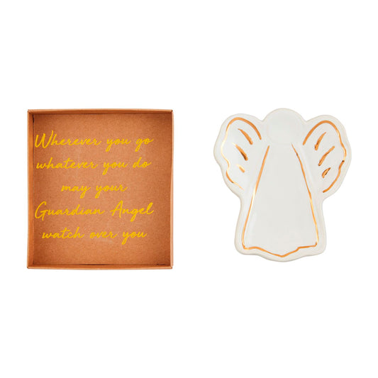 Stripe Wing Angel Tidbit Dish