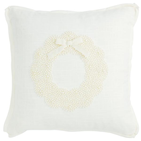 Wreath Christmas Pearl Pillow