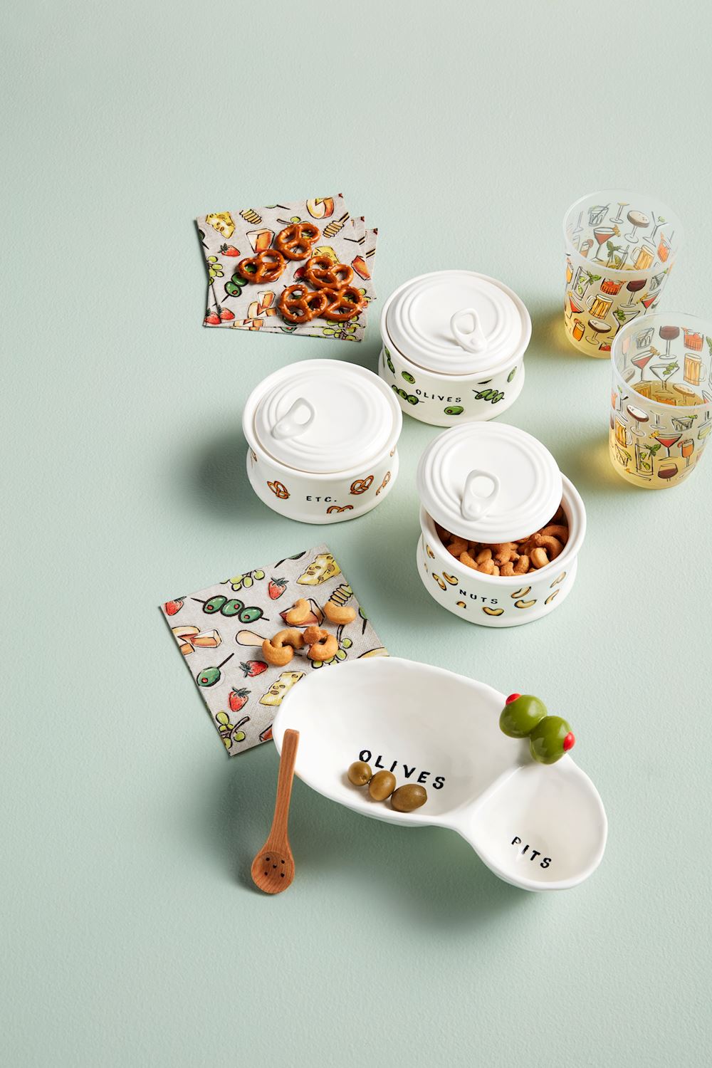 Olive & Pit Dish Set