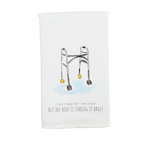 Body Funny Birthday Towel