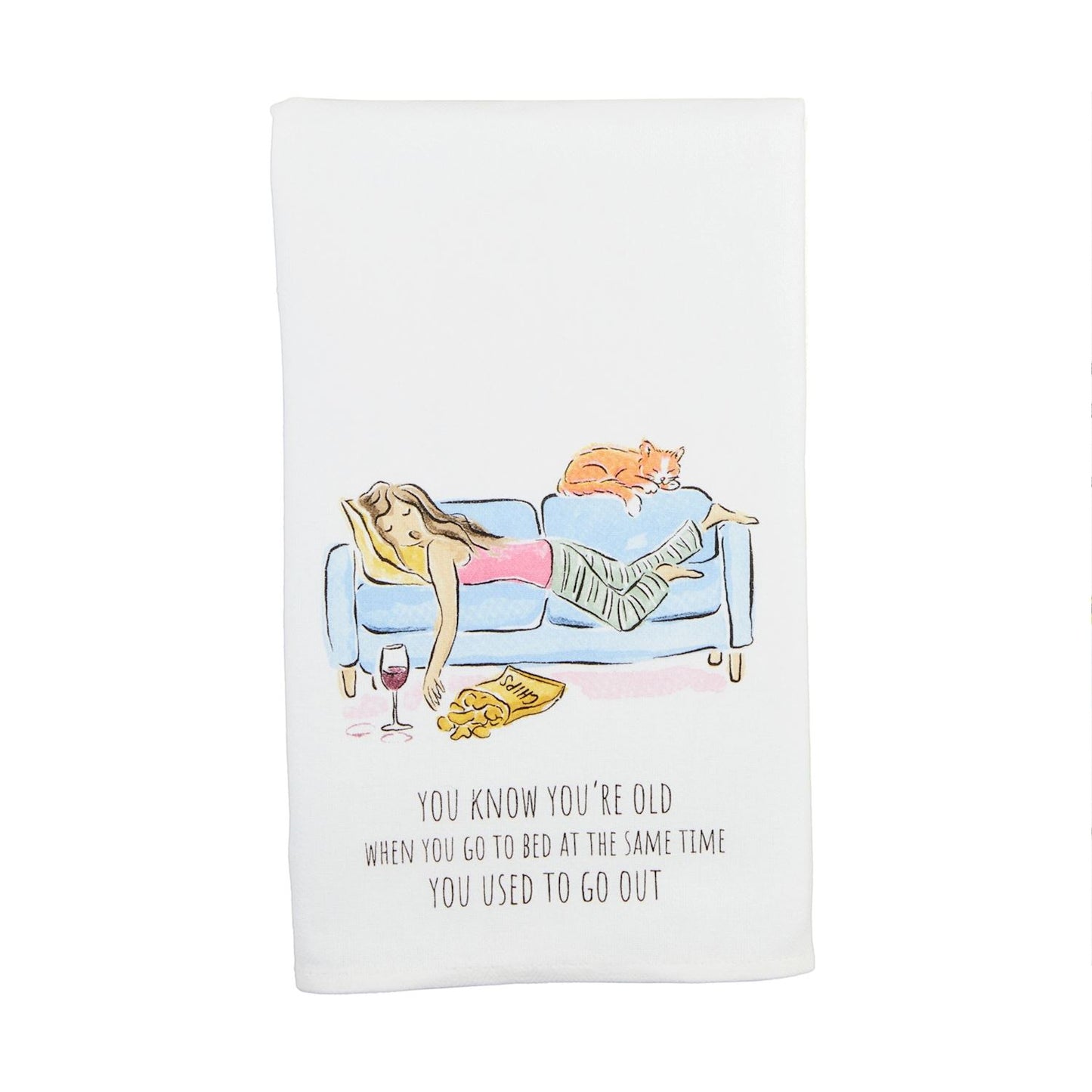 Go Out Funny Birthday Towel
