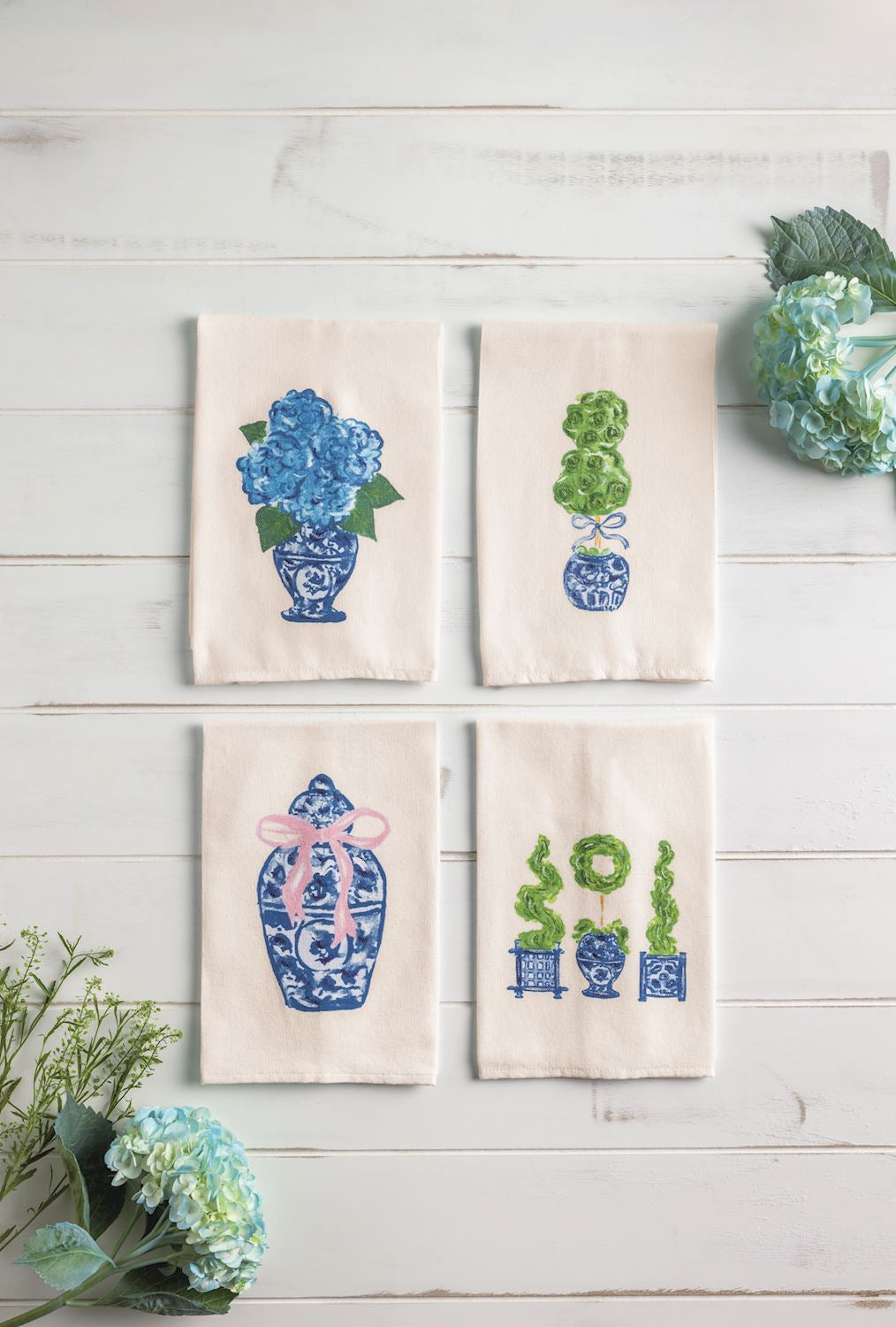 Ginger Jar Topiary Towel - The Season Boutique