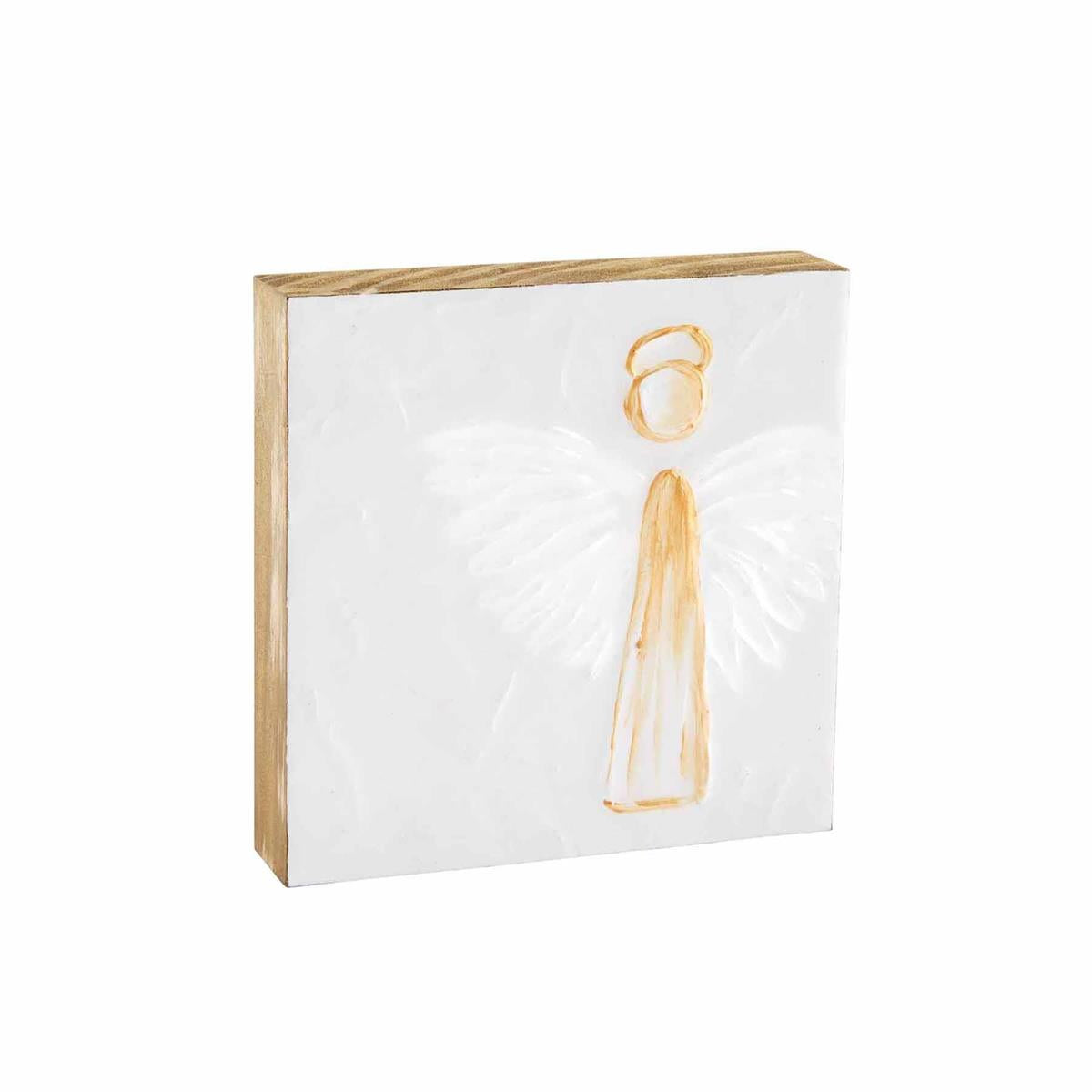 ANGEL BLOCK PLAQUE - The Season Boutique