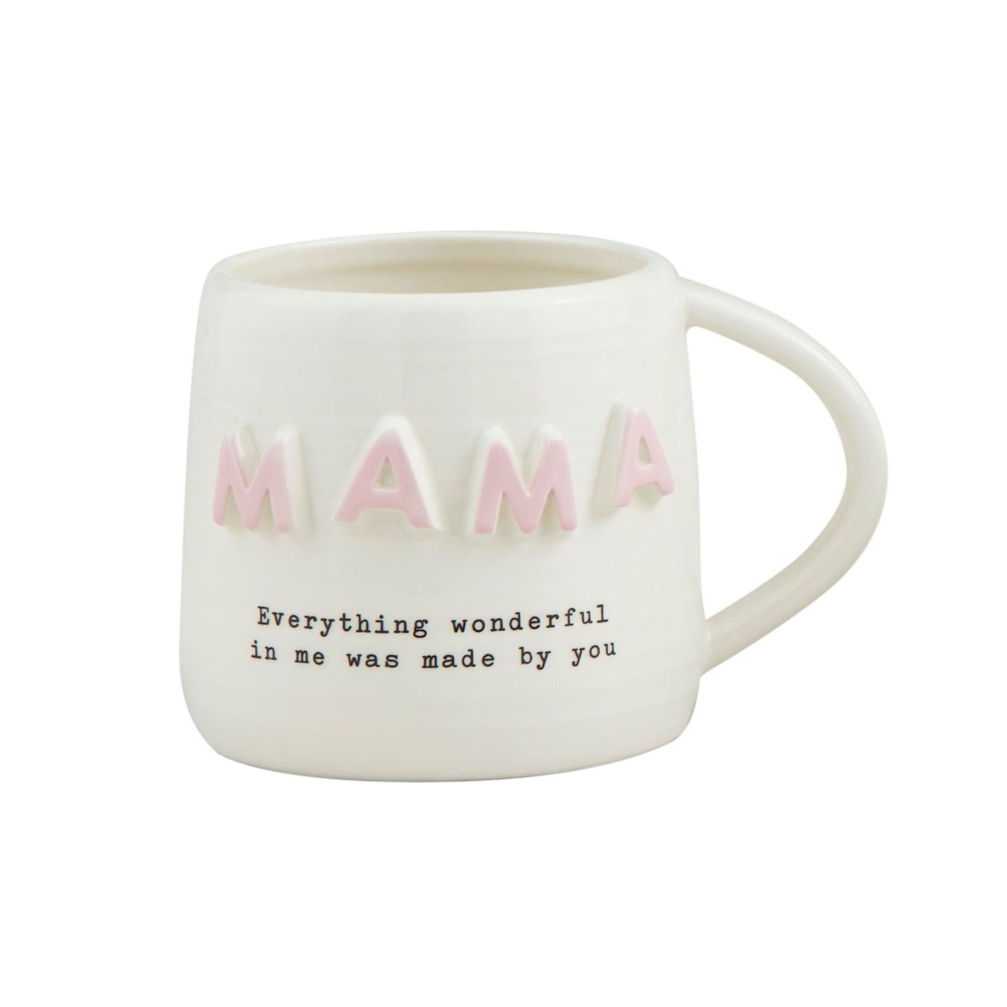 Pink Mom Chunky Letter Mug