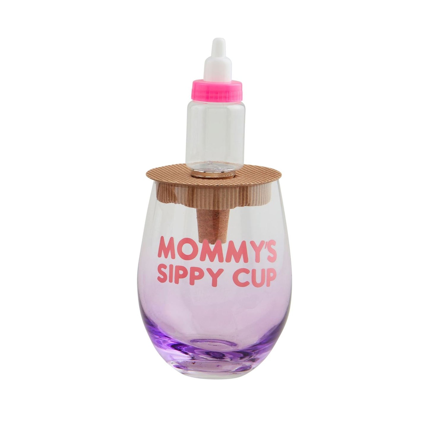 Baby Bottle Wine Glass Topper