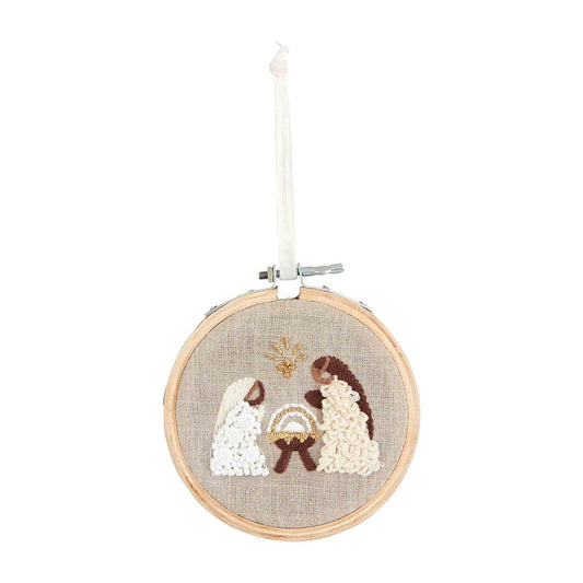 Nativity Hoop Ornaments - The Season Boutique