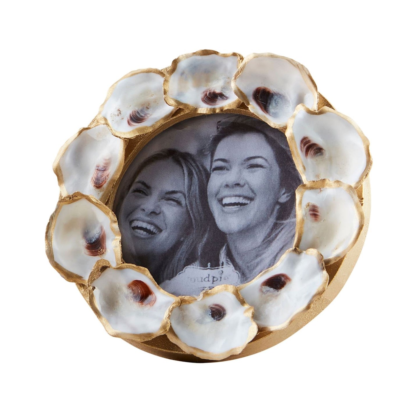 Circle Mini Gold Oyster Frame