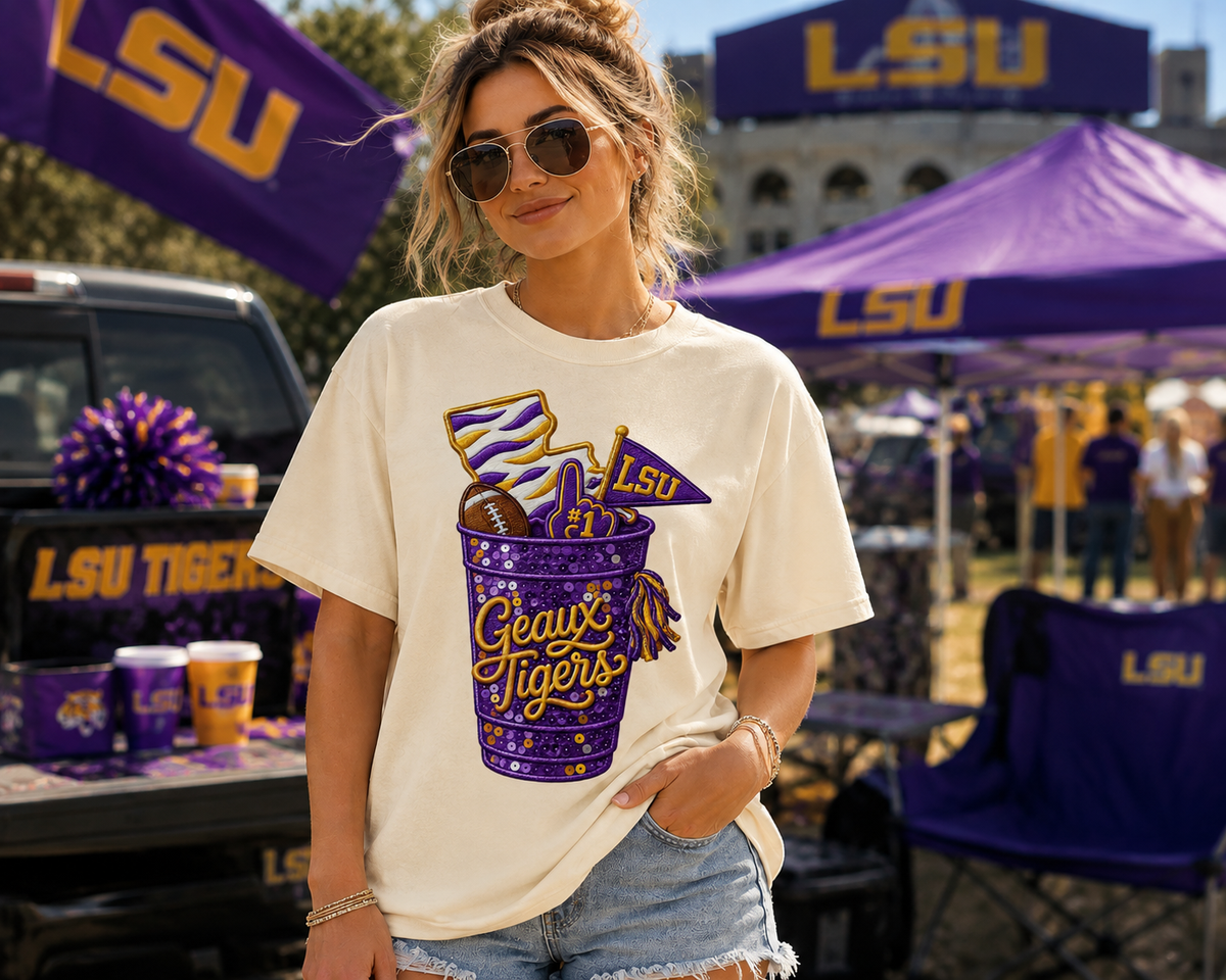 Geaux Tigers Cup Tee