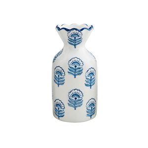 Buti Block Print Bud Vase