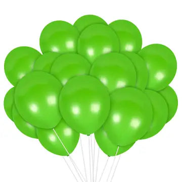 12" Latex Balloons with Helium