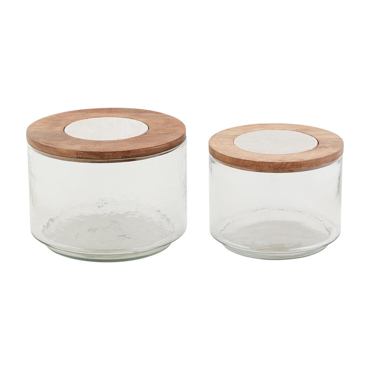 Glass Lidded Bowl Set