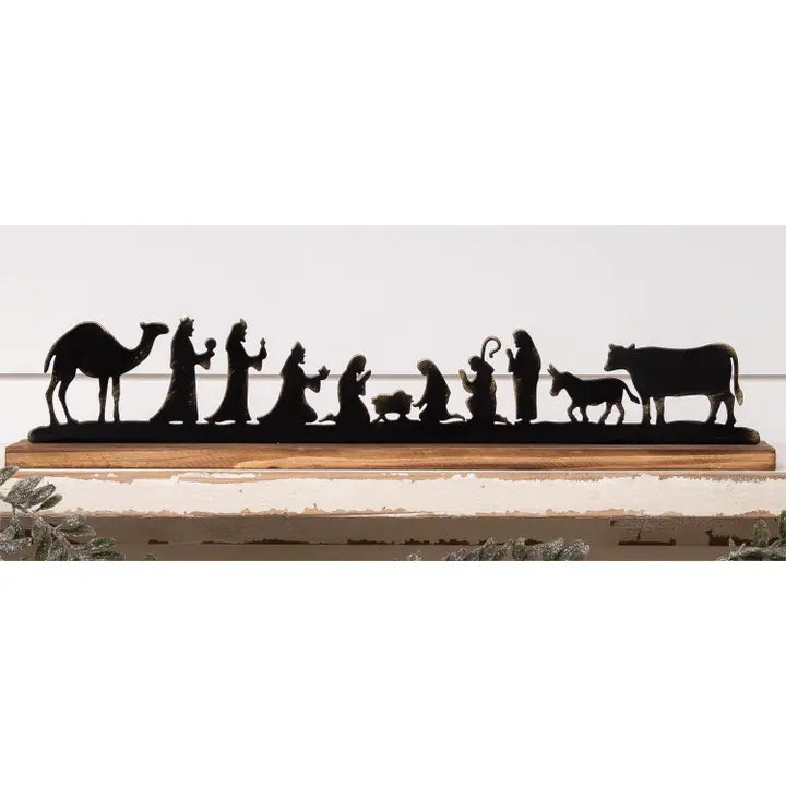 Nativity Scene Silhouette