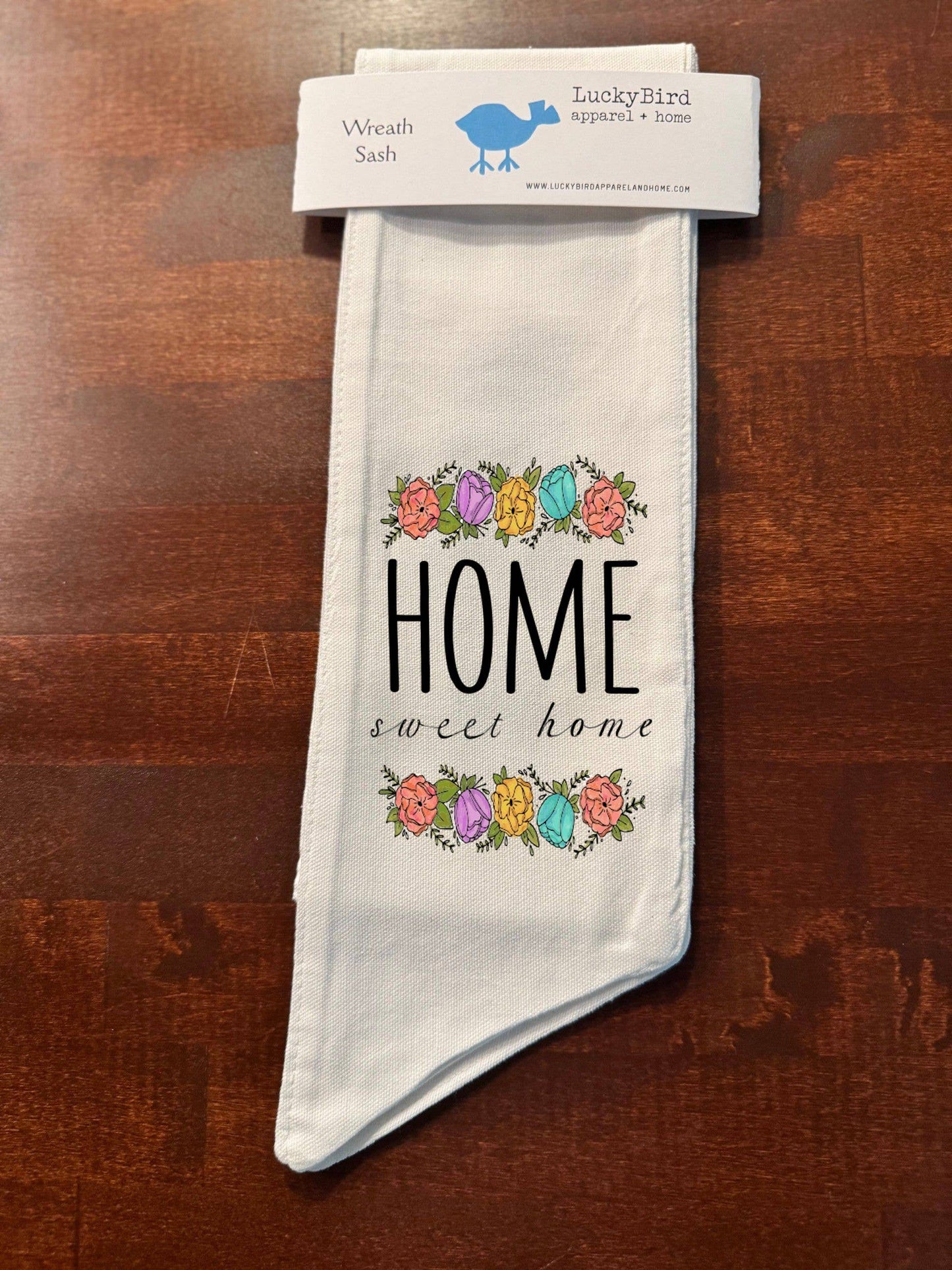 HOME SWEET HOME WREATH SASH - The Season Boutique
