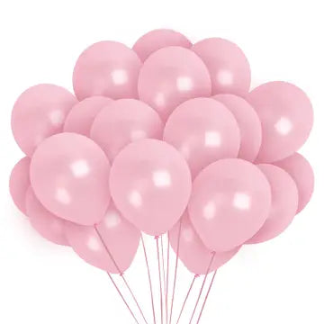 12" Latex Balloons with Helium
