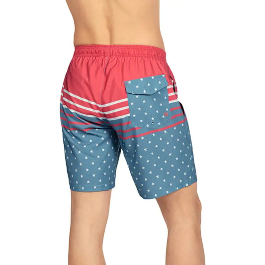 Freedom's Calling Stretch Swim Trunks