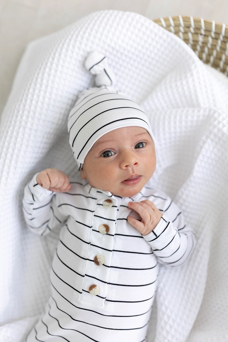 Knotted Baby Gown Set