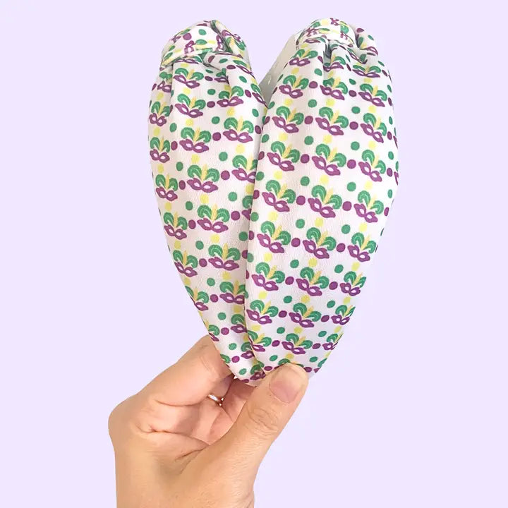 Mardi Gras Mask Headband - The Season Boutique